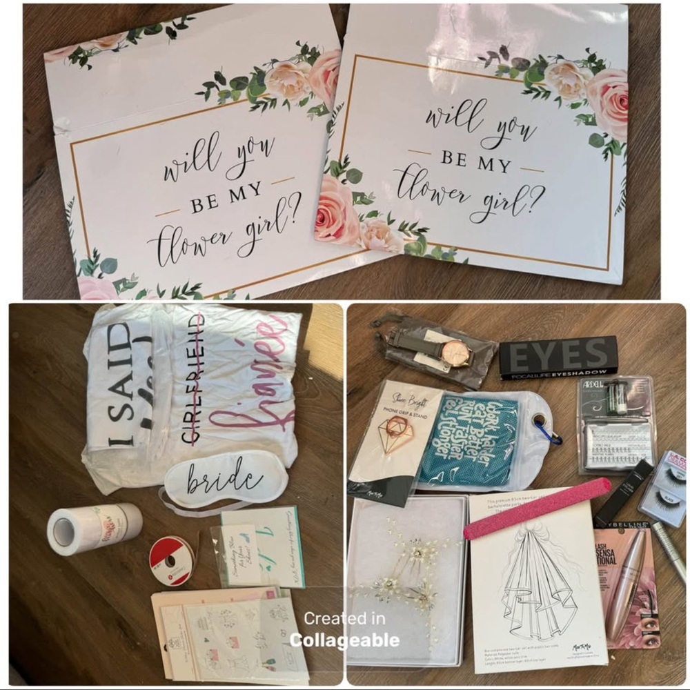 Wedding/ Bridal Items Bundle Lot